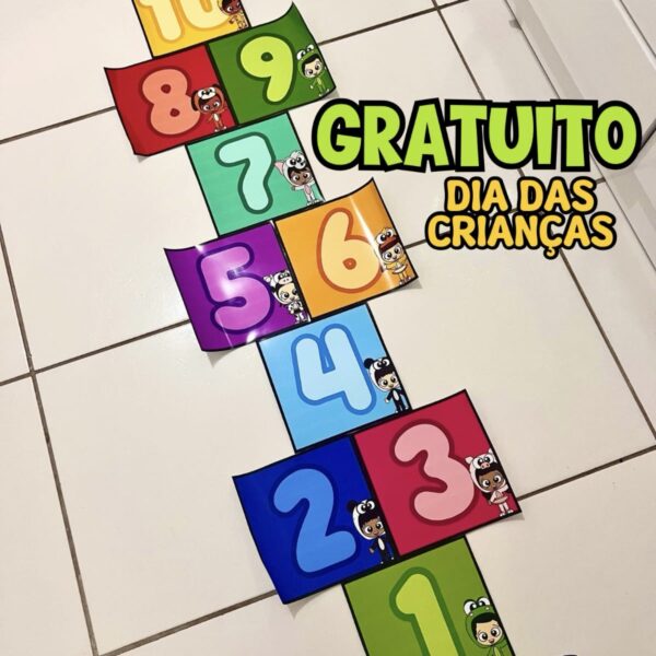 Gratuito - Amarelinha dia das Crianças