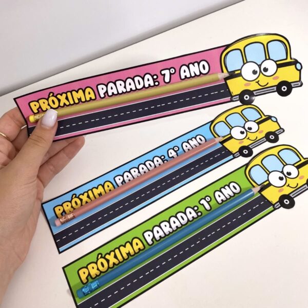 Lembrancinha: Próxima Parada - Porta-Lápis Personalizado