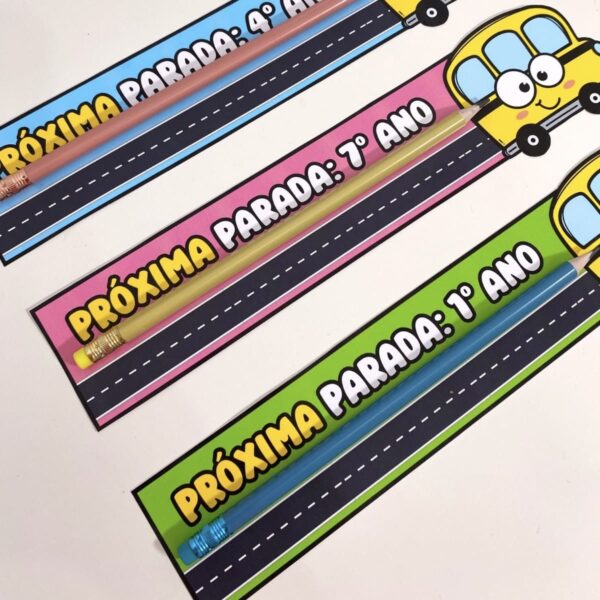 Lembrancinha: Próxima Parada - Porta-Lápis Personalizado - Image 4