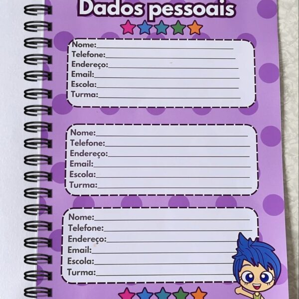 Planner Tema Divertidamente 2025: Organização e Criatividade no Seu Ano Letivo! - Image 4