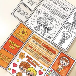 LAPBOOK MAIO LARANJA