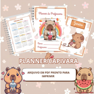Planner Capivara