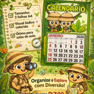 Calendário tema: SAFARI