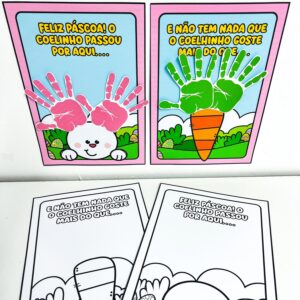 Atividades interativas de Páscoa - mãozinhas