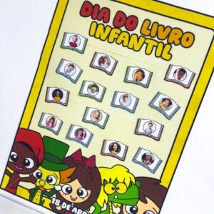 Cartaz colaborativo dia do Livro